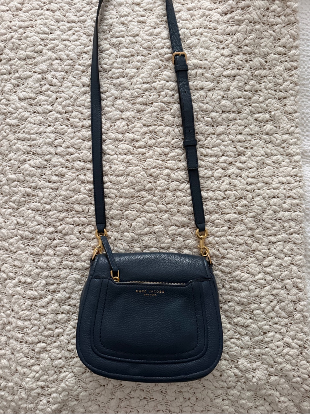 Marc Jacobs Women’s Navy Leather Small Crossbody Bag